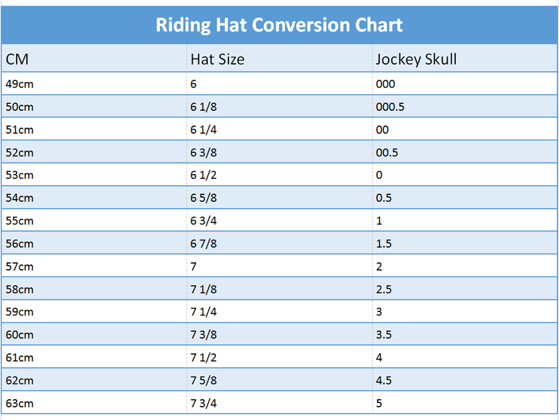 hat-size-conversion-chart-unicorn-saddlery